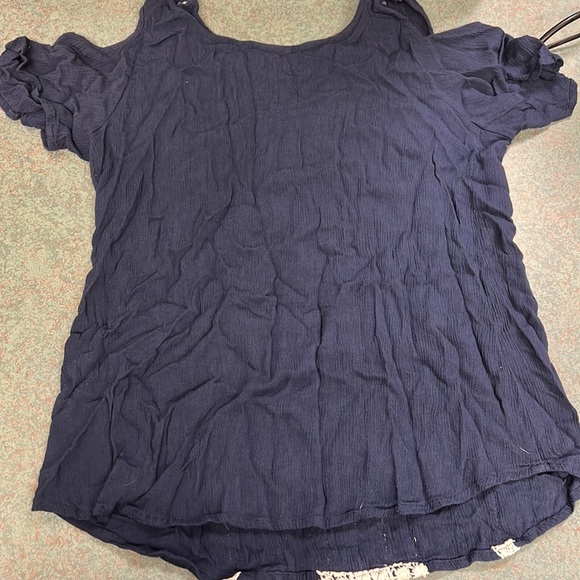 Cato Blue and white top - Picture 2 of 3